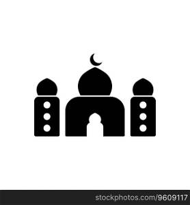mosque icon vector template illustration logo design