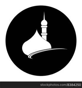 mosque logo icon vector illustration design