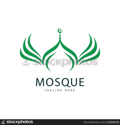 Mosque Logo Template, Islamic Concept Design  Creative Symbol