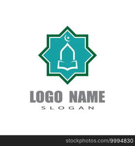 Mosque Logo Template vector symbol illustration design