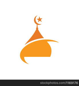Mosque Logo Template vector symbol nature
