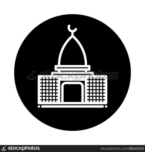 Mosque logo vector illustration symbol design