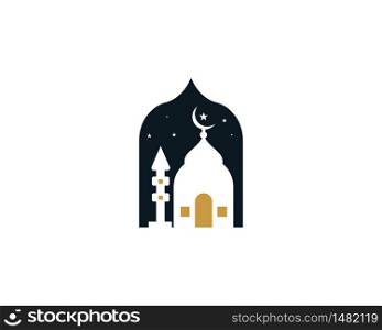 Mosque moslem icon design vector illustration