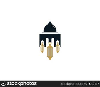 Mosque moslem icon vector design illustration