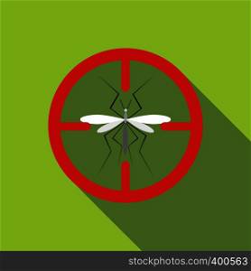 Mosquito icon. Flat illustration of mosquito vector icon for web. Mosquito icon, flat style