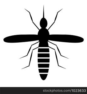 mosquito icon on white background. flat style. black mosquito icon for your web site design, logo, app, UI. mosquito logo. mosquito sign.