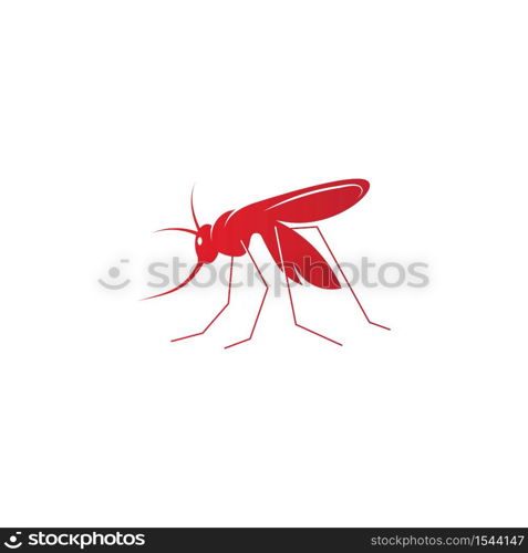 Mosquito icon vector insert mosquito flat illustration icon app