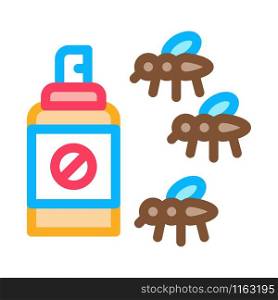 Mosquito Spray Icon Vector. Outline Mosquito Spray Sign. Isolated Contour Symbol Illustration. Mosquito Spray Icon Vector Outline Illustration