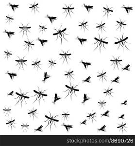 mosquito vector icon,illustration design template.