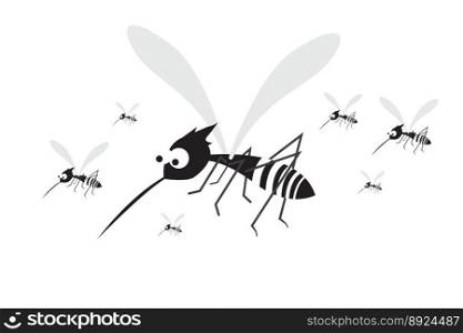 Mosquito vector image