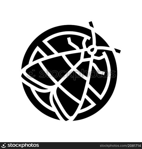 moth control glyph icon vector. moth control sign. isolated contour symbol black illustration. moth control glyph icon vector illustration