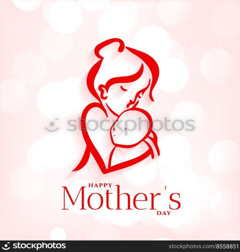 mother and baby hug background for mothers day