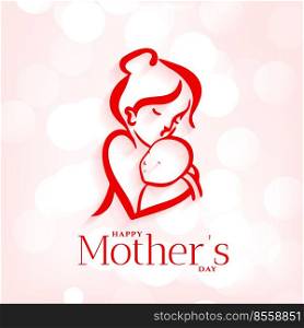 mother and baby hug background for mothers day