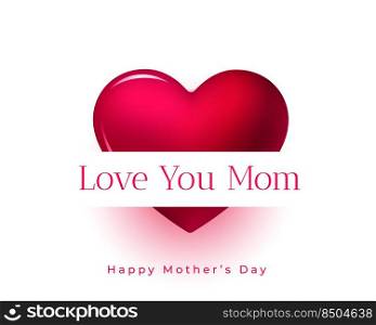 mother day greeting with love you mom message