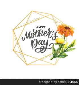 Mother&rsquo;s day. Watercolor spring flowers. Artistic composition. Mother&rsquo;s day. Watercolor spring flowers. Artistic composition.