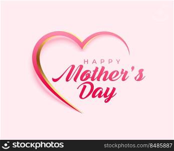 mother’s day heart greeting background