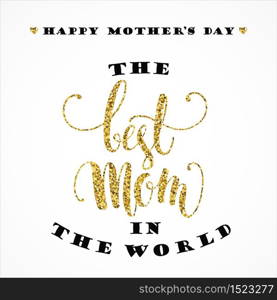 Mothers Day. Lettering design. Vector illustration.. Mothers Day. Lettering design.