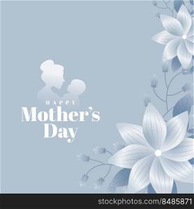 mothers day lovely gray flower background