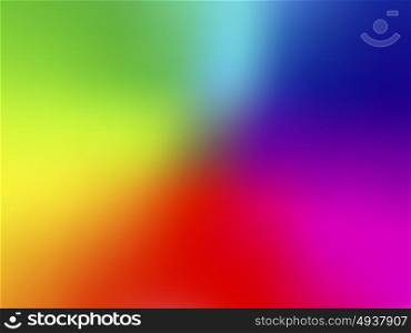 motion blur effect. Vector motion blur. EPS10 with mesh gradient and transparency. Abstract composition with blurred colorful spots. Vector radial blur effect. Blur background. Iridescencent multicolor background