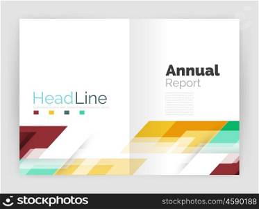 Motion concept. Business annual report cover templates. Motion concept. Business annual report cover templates. Brochure or flyer layout
