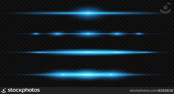 Motion light effect for banners. Blue lines. The effect of speed on a blue background. Red lines of light, speed and movement. Vector lens flare. Motion light effect for banners. Blue lines. The effect of speed on a blue background. Red lines of light, speed and movement. Vector lens flare.