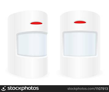 motion sensor home security system vector illustration vector illustration isolated on white background