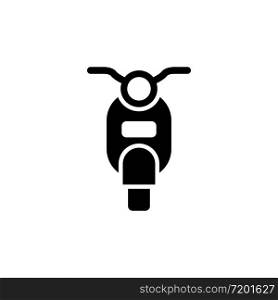 motor cycle icon glyph style design