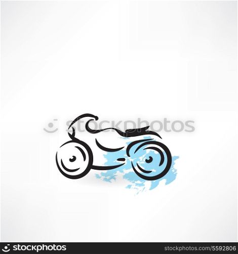 motorbike grunge icon