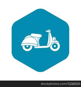 Motorbike icon in simple style isolated vector illustration. Motorbike icon, simple style