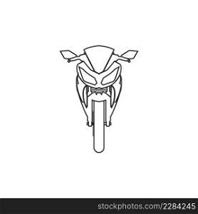 motorbike icon vector,illustration logo design template.
