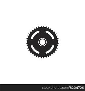 motorcycle gear icon. vector illustration logo design