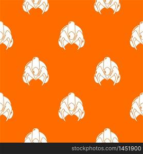 Motorcycle helmet fantastic pattern vector orange for any web design best. Motorcycle helmet fantastic pattern vector orange