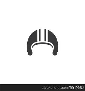 Motorcycle helmet logo vector design