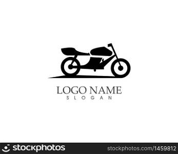 Motorcycle logo design vector