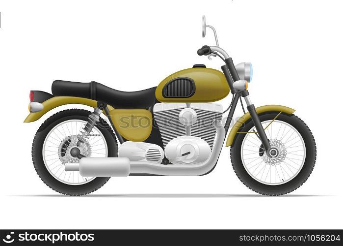 motorcycle vector illustration isolated on white background