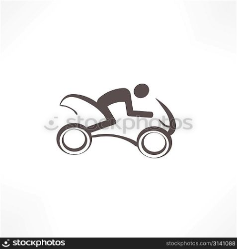 motorcyclist icon