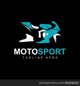 MotoSport Logo, Vector Motor, Automotive Design, Repair, Spare Parts, Motorcycle Team, Vehicle Buying and Selling, and Company Brand