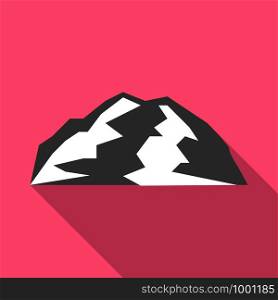 Mountain climb icon. Flat illustration of mountain climb vector icon for web design. Mountain climb icon, flat style