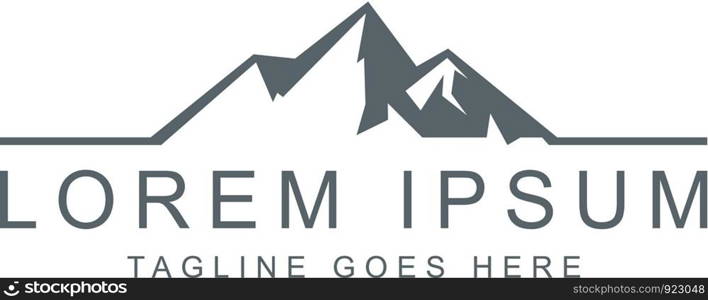 mountain Concept Logo Design Template