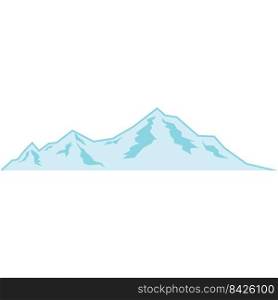 mountain element vector illustration design template web