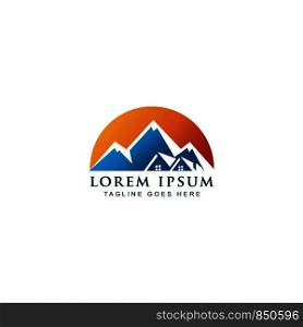 mountain home logo template