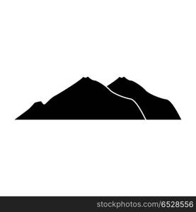 Mountain icon .