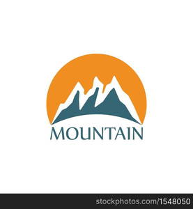 Mountain icon Logo Business Template Vector