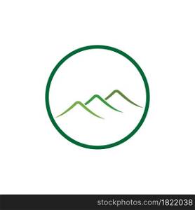 Mountain icon Logo Business Template Vector