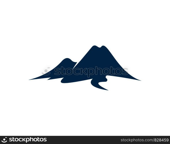 Mountain icon Logo Business Template Vector