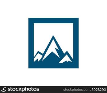 Mountain icon Logo . High Mountain icon Logo Business Template Vector