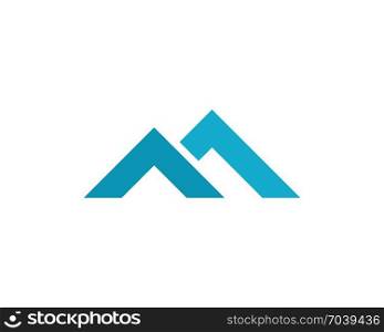Mountain icon Logo Template Vector. High Mountain icon Logo Business Template Vector