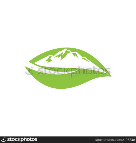 Mountain icon Logo Template Vector illustration design