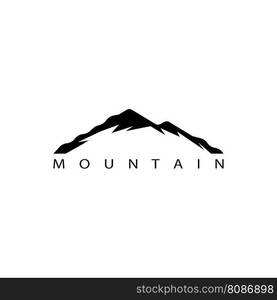 Mountain icon Logo Template Vector illustration design