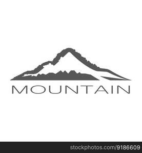 Mountain icon Logo Template Vector illustration design